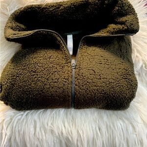Athleta Sherpa Crop Jacket